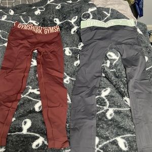 2 piece gym shark leggings